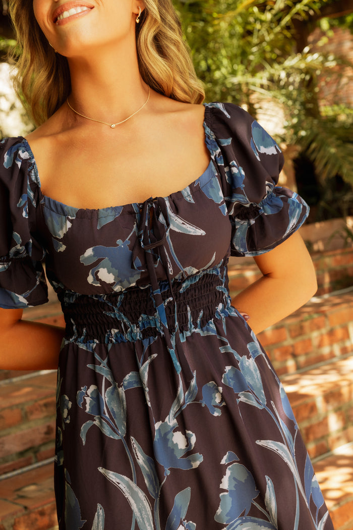 Vestido Meredith Maxi Midnight Blue