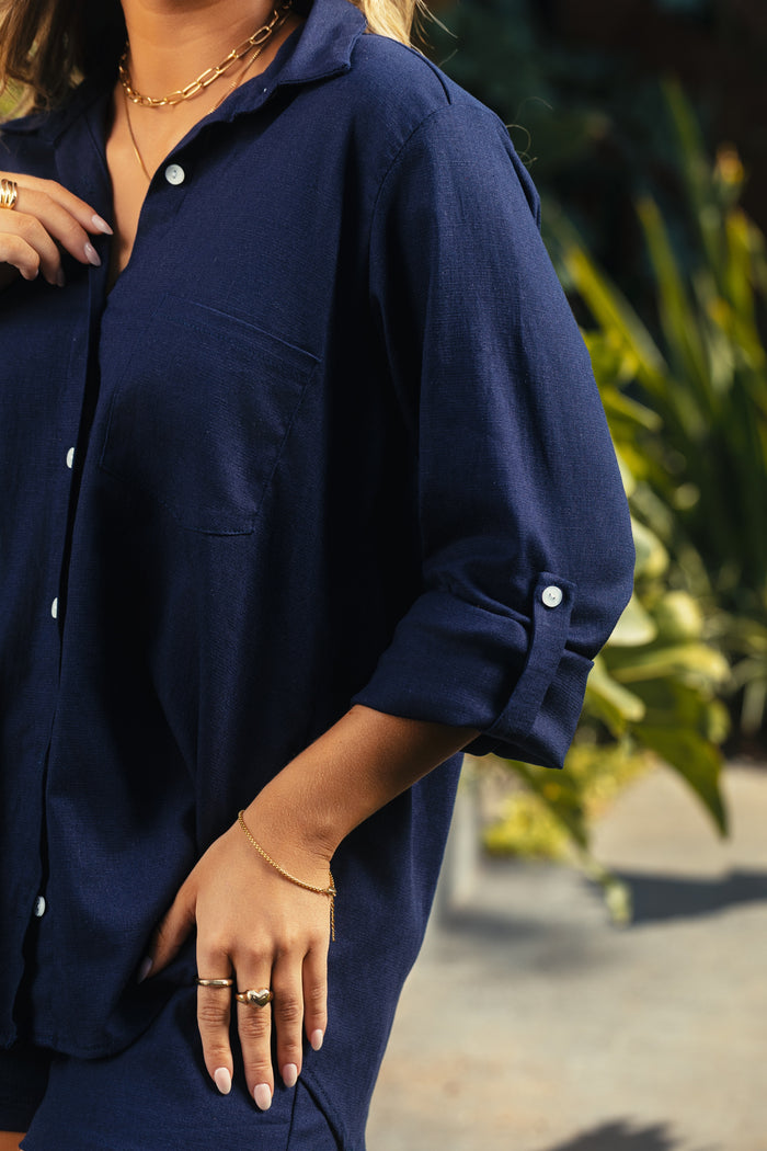 Camisa Valentina Navy