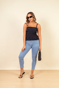 Blusa Anastasia Dotty Blanc