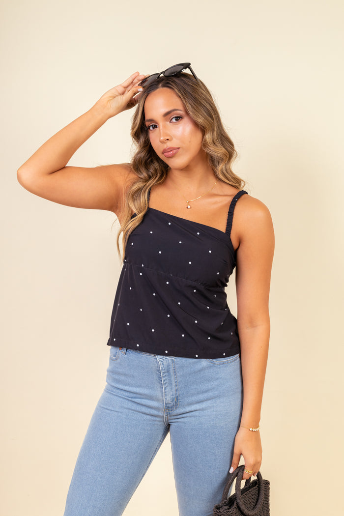 Blusa Anastasia Dotty Blanc