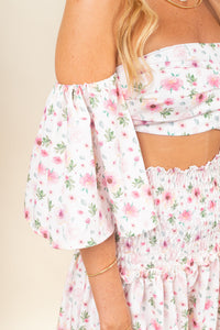 Crop Top Eliana Aquarella Pink