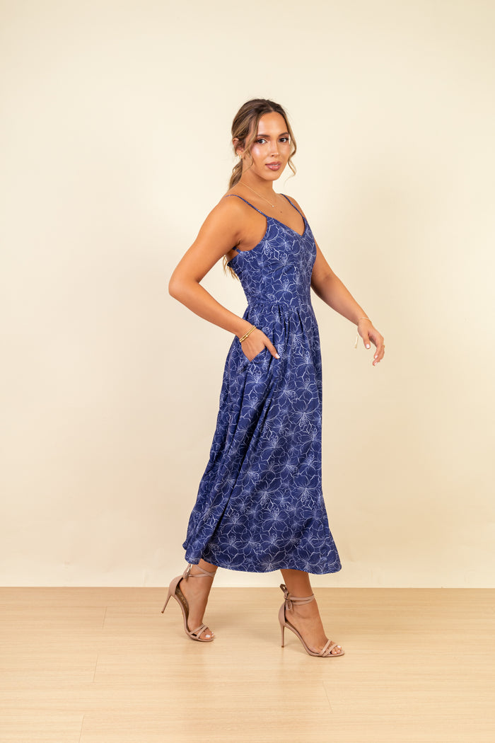 Vestido Kathleen Maxi Summer Blues