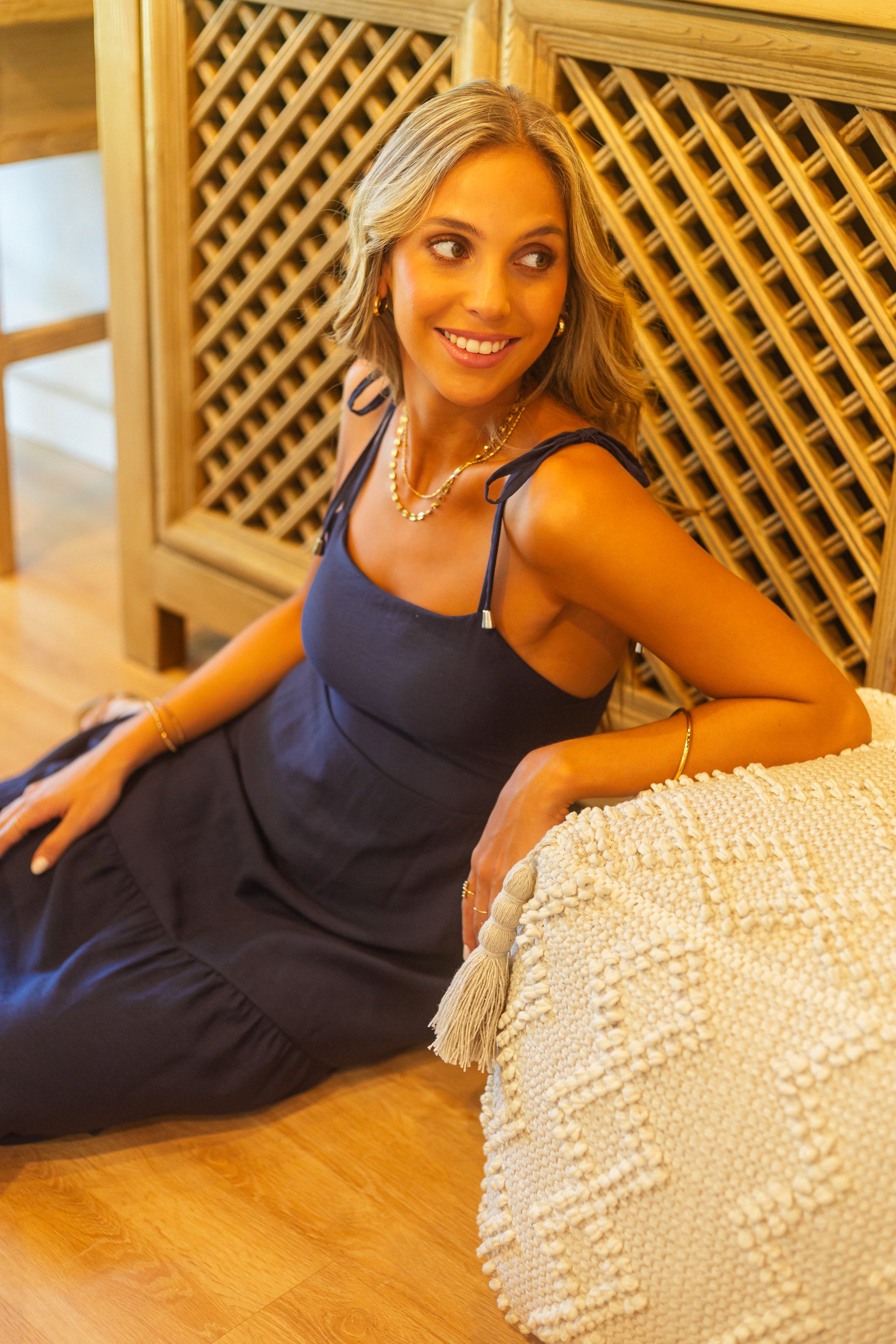 Vestido Lauren Maxi Navy