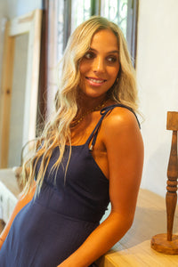 Vestido Lauren Maxi Navy