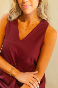 Vestido Lucila Merlot