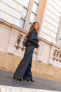 Jean Wide Deep Blue