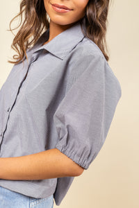 Camisa Magnolia Pinstripe