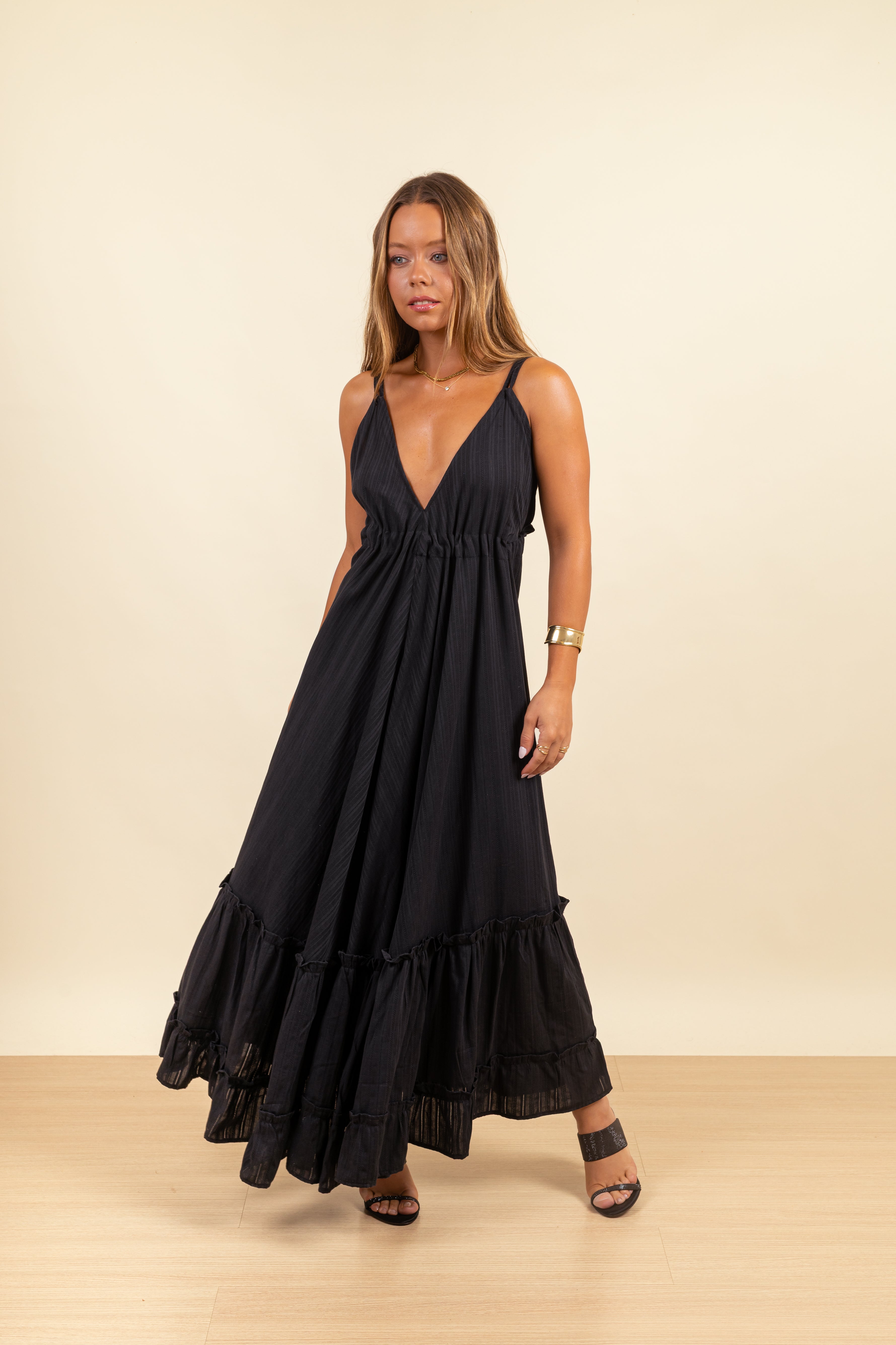 Vestido Paz Maxi Noir