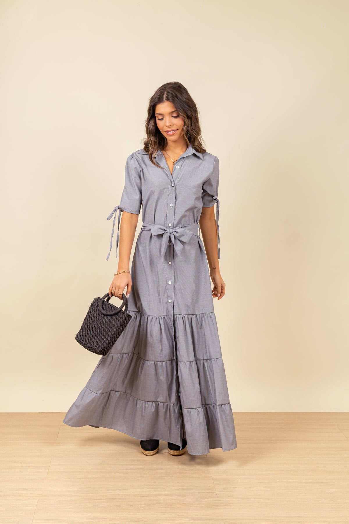Vestido Talbot Pinstripe