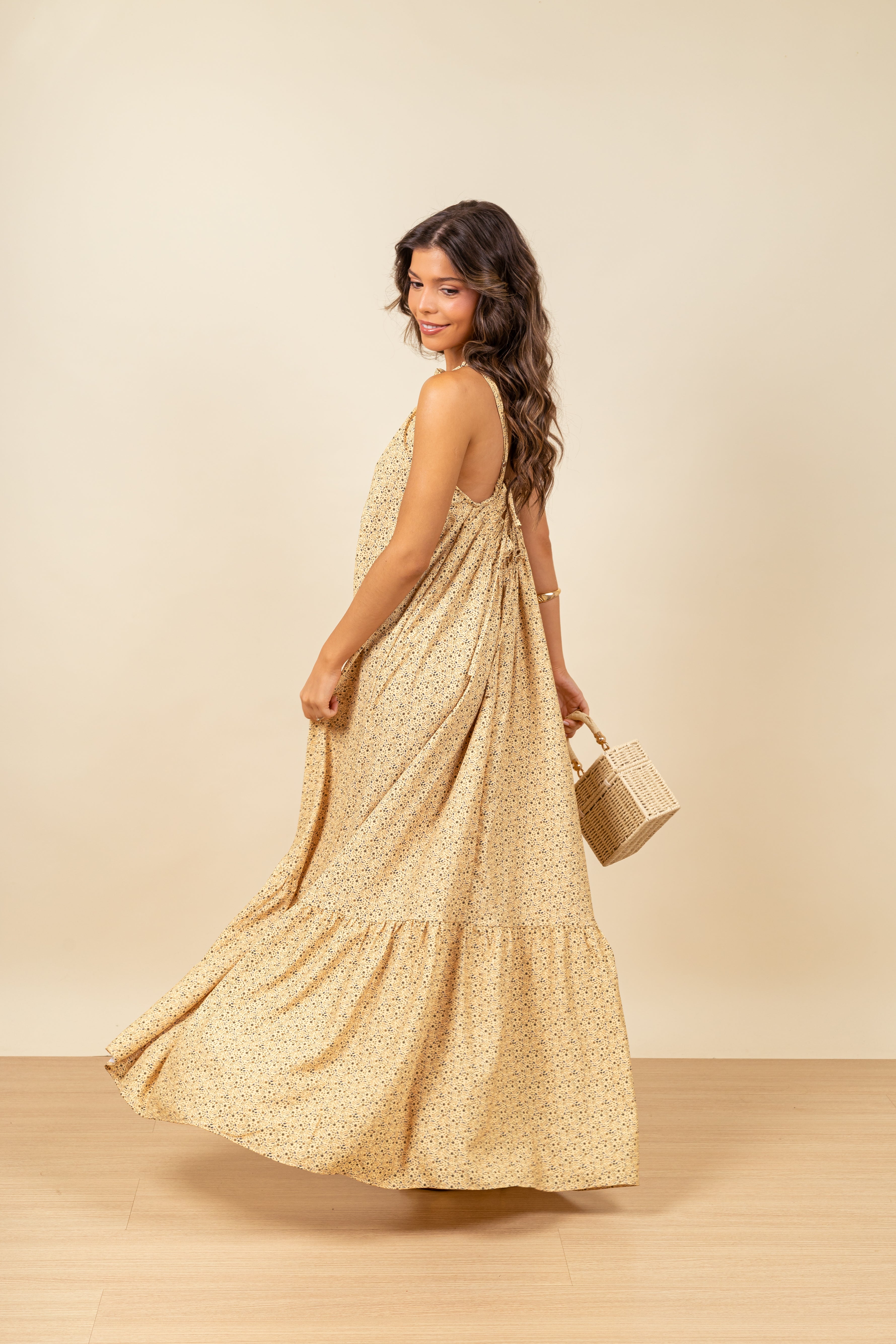 Vestido Lamia Maxi Petite Garden