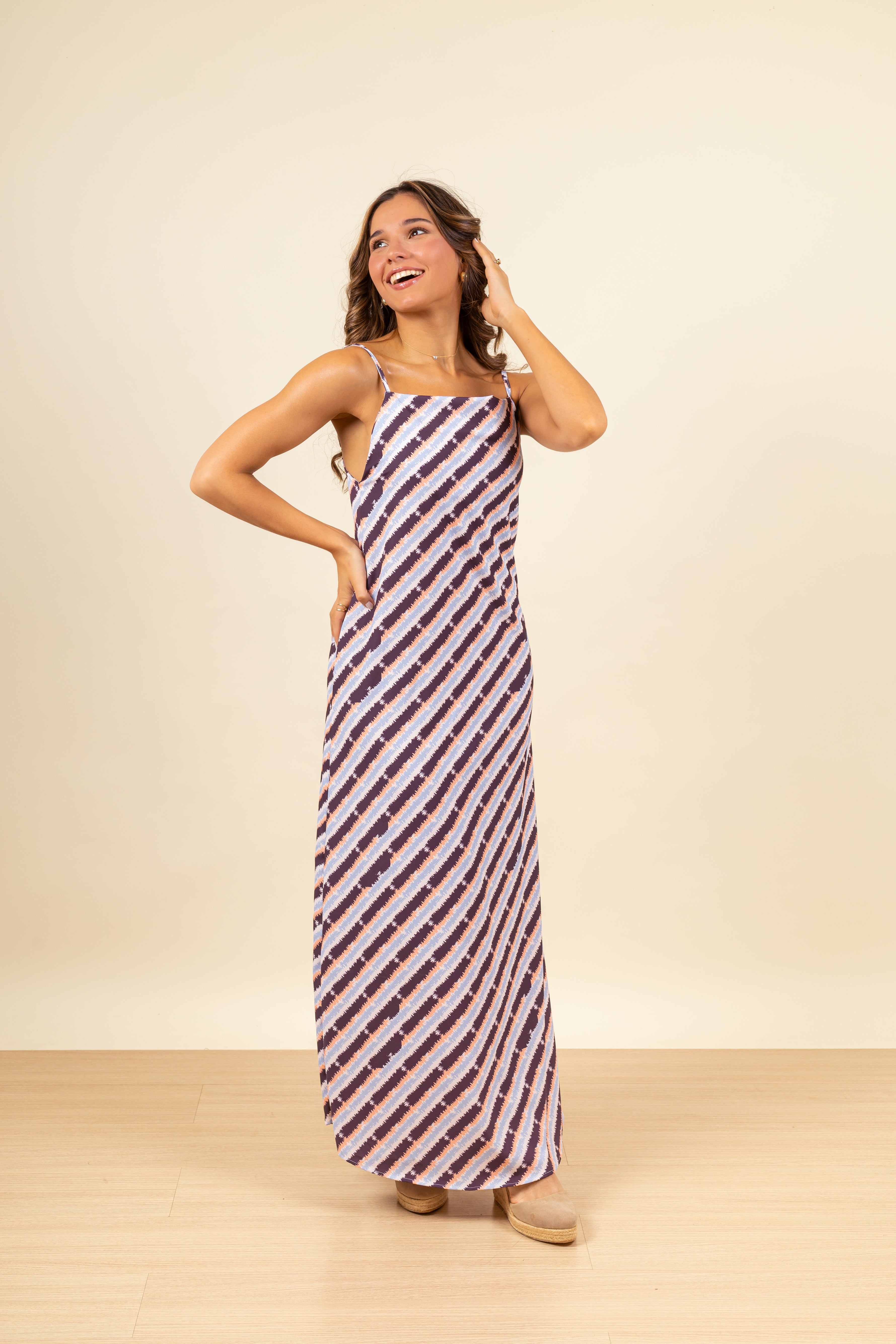 Vestido Carolyn maxi Afra