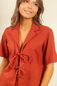 Blusa Griselda Terracota
