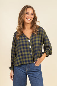 Camisa Lina Chess