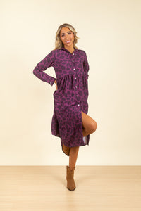 Vestido Caroline Midi Wild Merlot