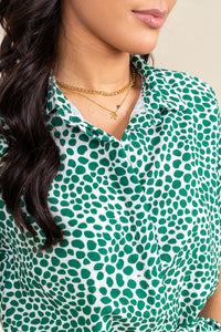 Vestido Anja Mini Green Dots