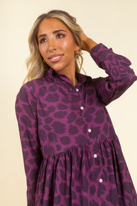 Vestido Caroline Midi Wild Merlot
