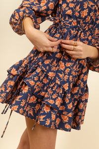 Vestido Diane Abstract Gold