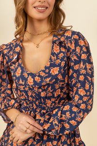 Vestido Diane Abstract Gold
