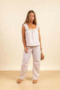 Blusa Arlette Spring Chess