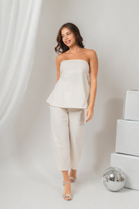 Pantalon	Xiomara White Sand