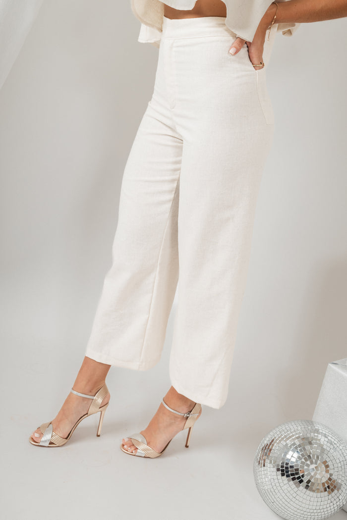 Pantalon	Xiomara White Sand
