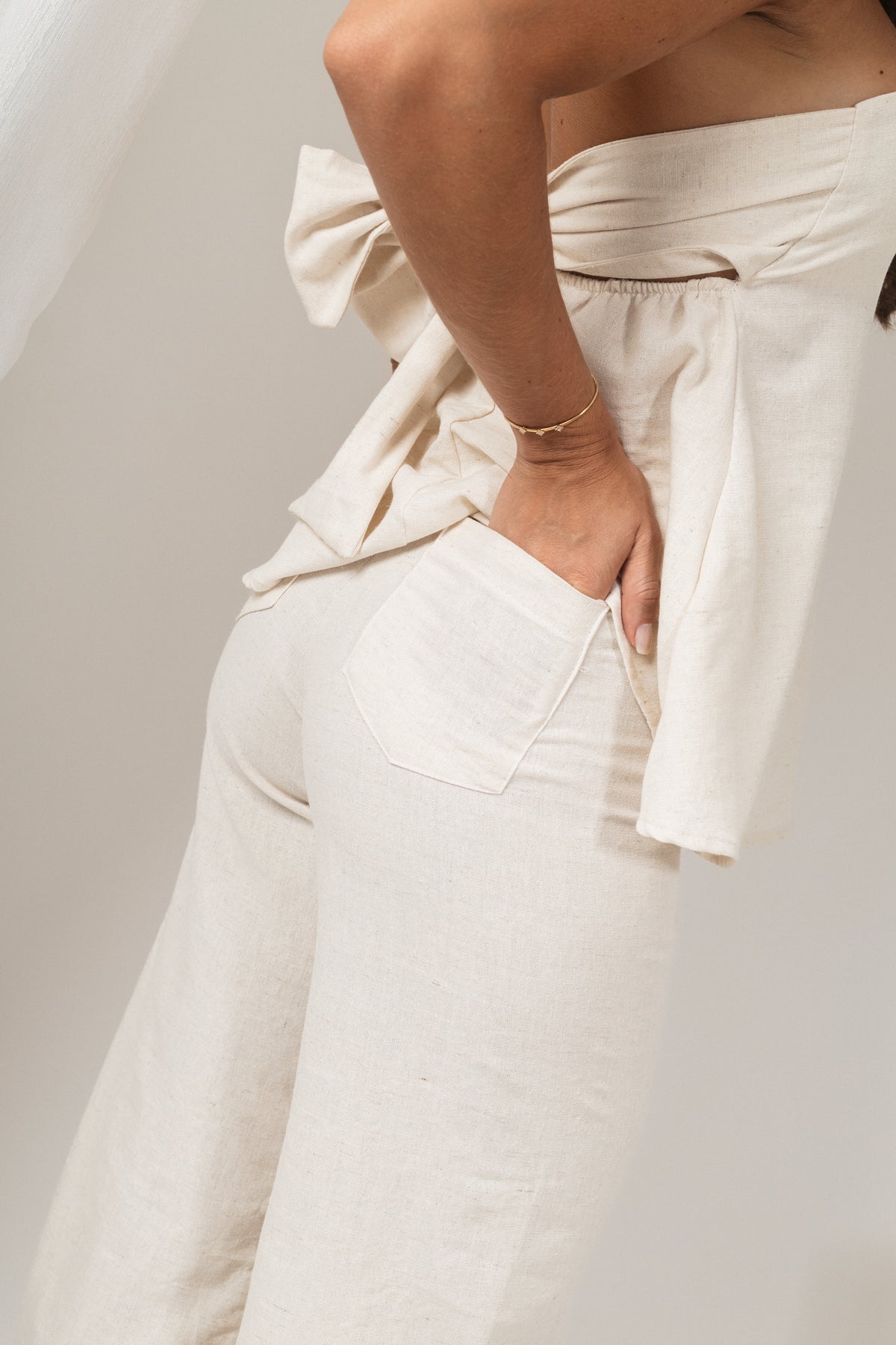 Blusa Erika White Sand