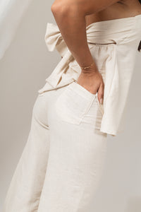 Blusa Erika White Sand