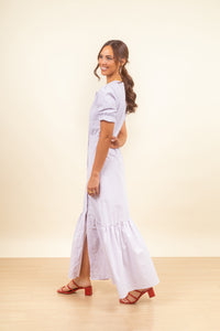 Vestido Milan Lavander Stripes