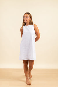 Vestido Leonie Broderie Blanc