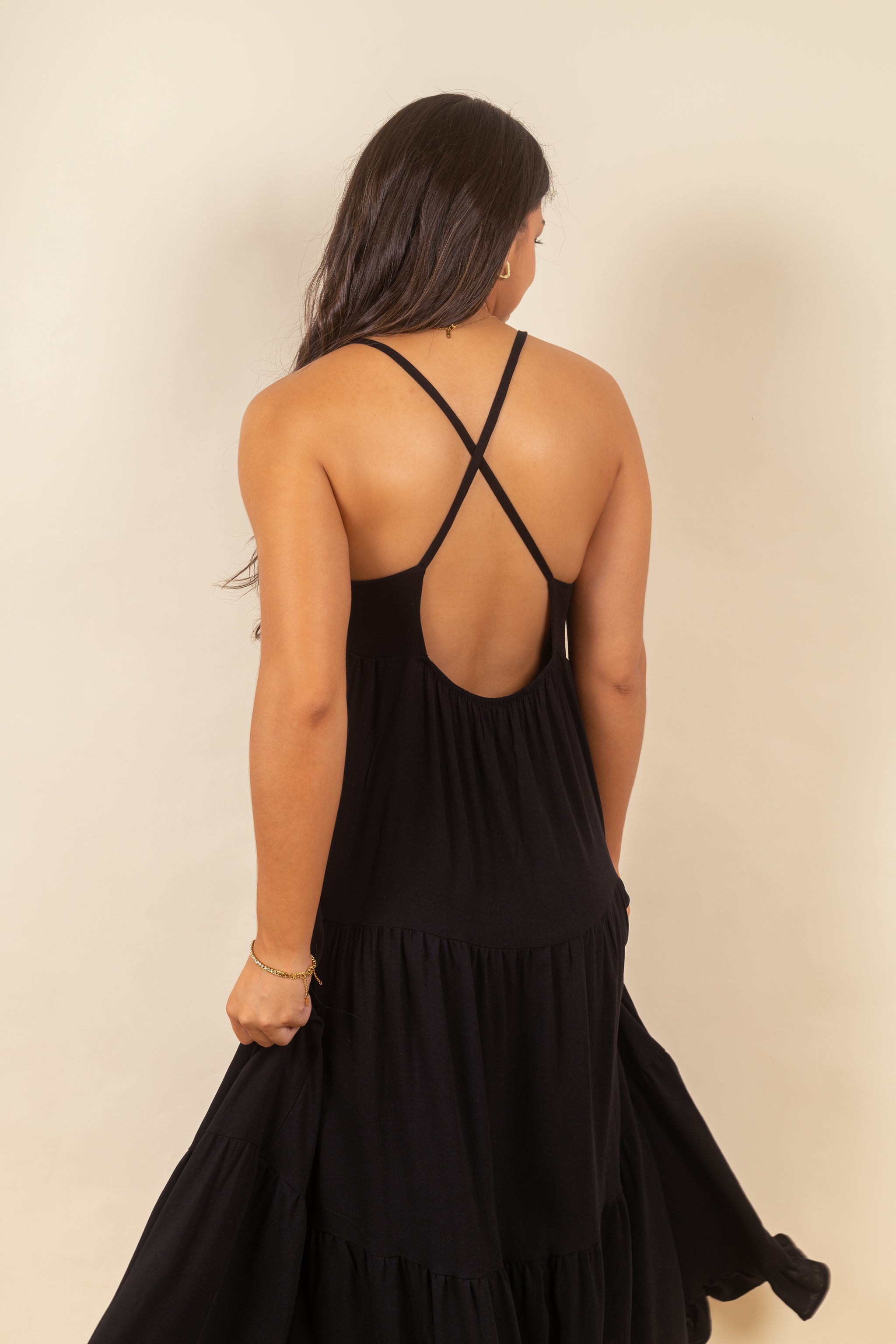 Vestido Samantha Maxi Noir