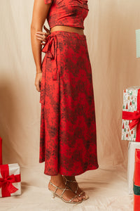 Falda Amaia Rouge Bloom