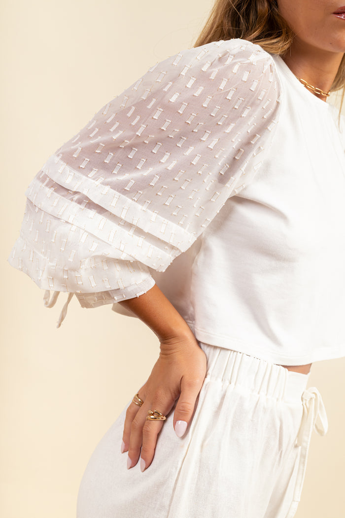 Blusa Iris Blanc