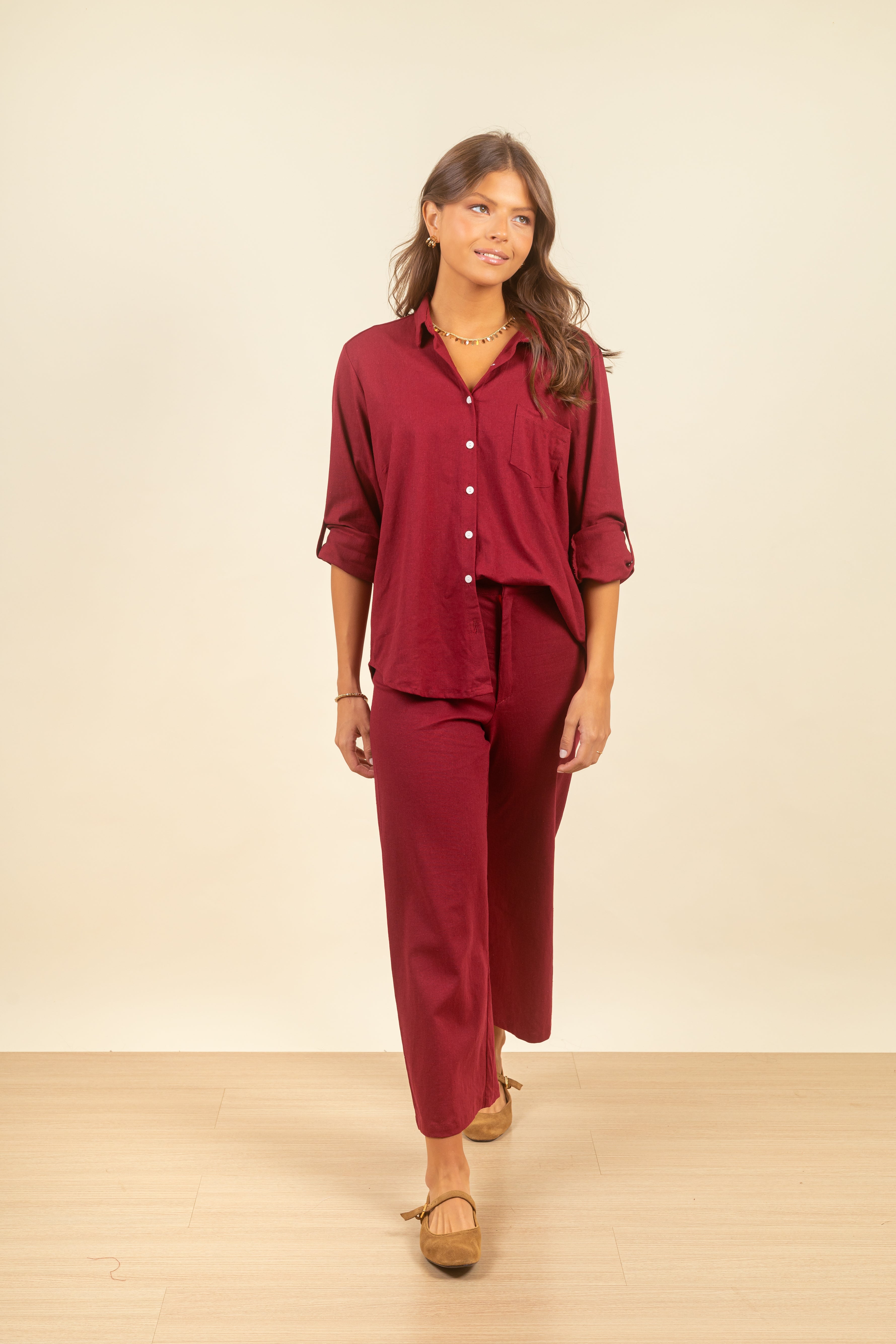 Pantalon Xiomara Merlot
