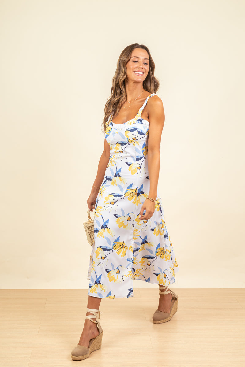 Vestido Ara Midi Bright Valley