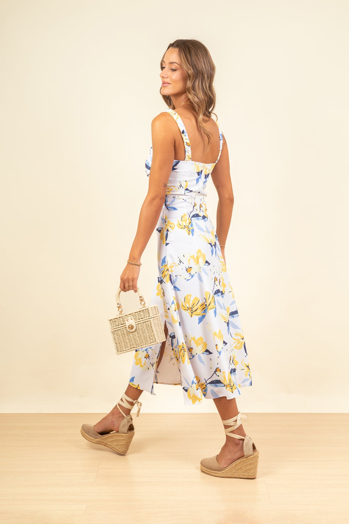 Vestido Ara Midi Bright Valley