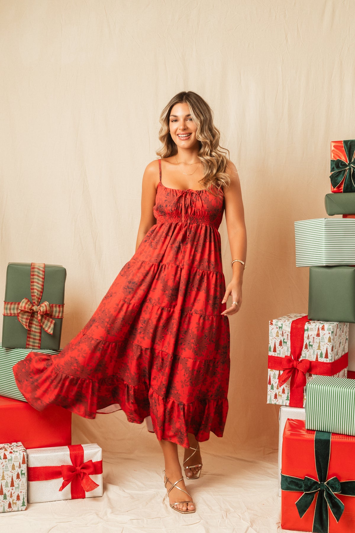 Vestido Nairobi Rouge Bloom