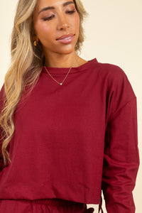 Blusa Cara Merlot