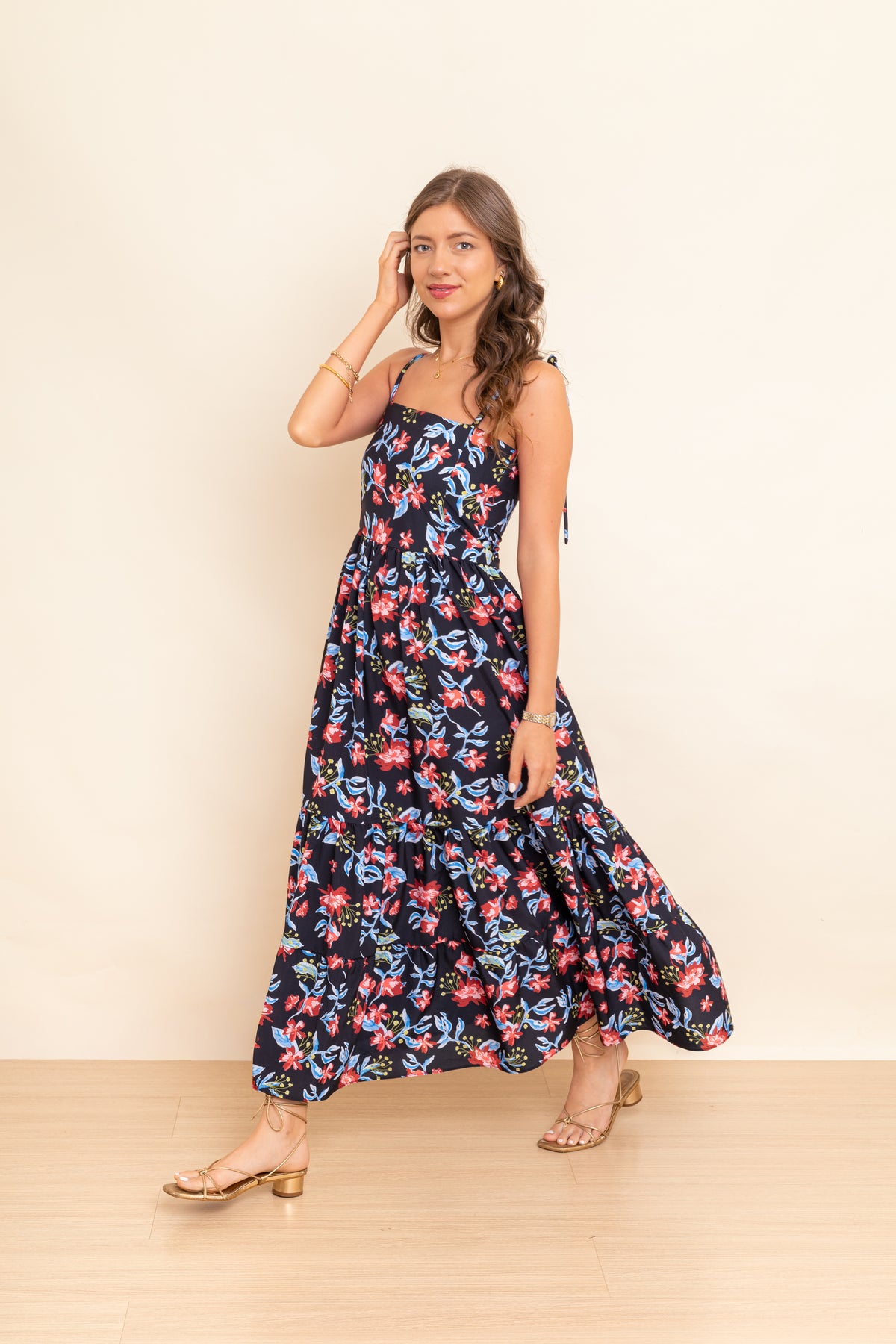 Vestido Aurora Blooming Midnight