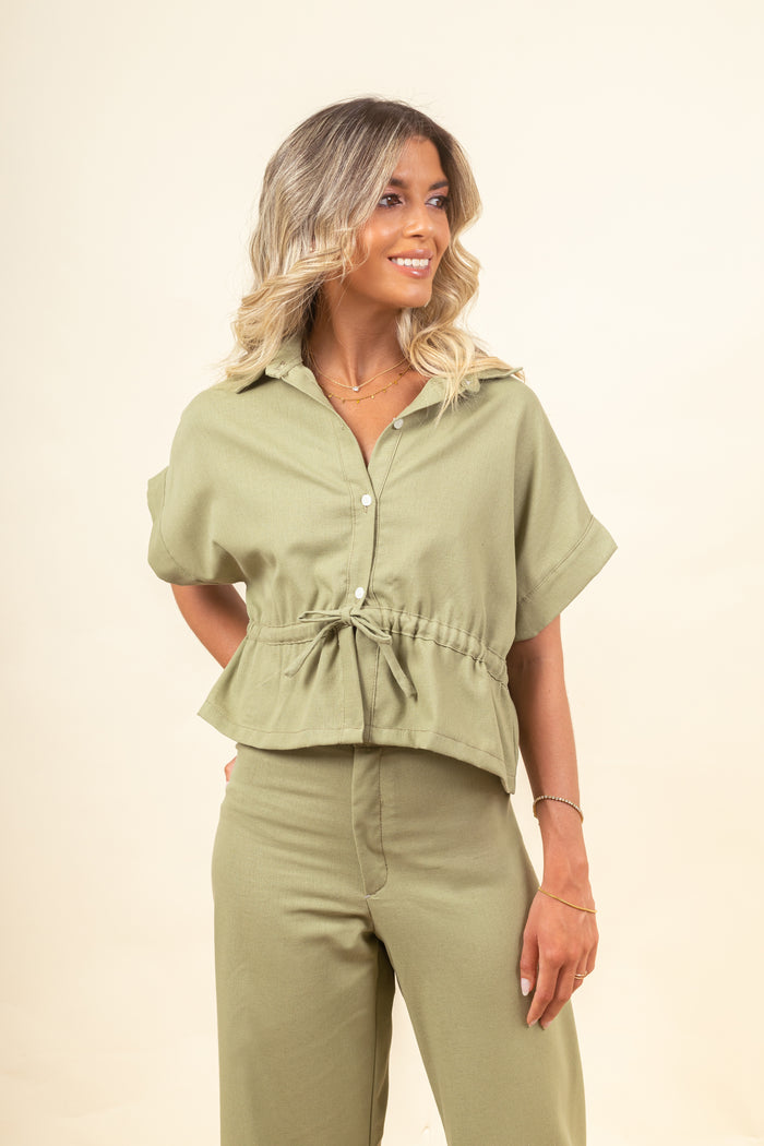 Camisa Ayelen Olive