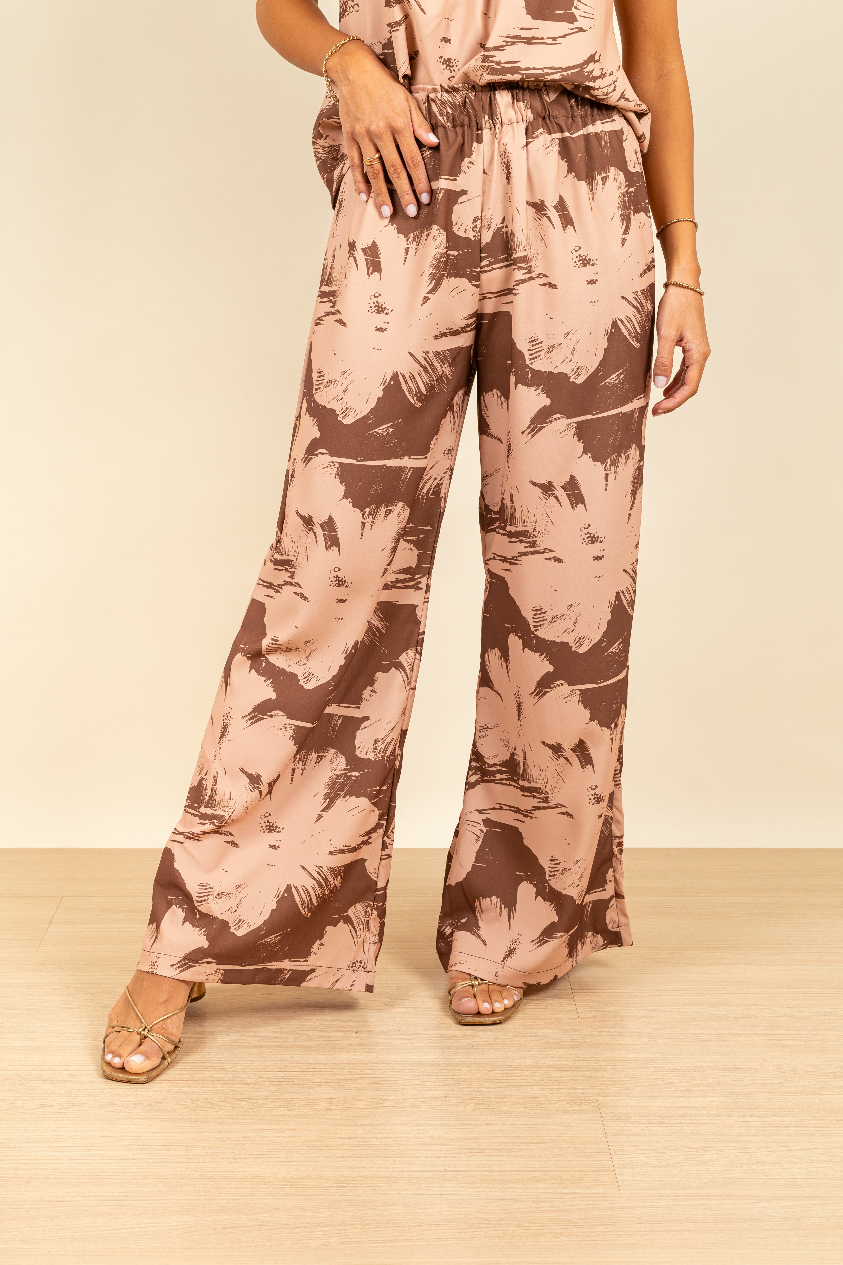 Pantalon Guadalupe Cocoa Flower