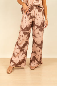 Pantalon Guadalupe Cocoa Flower