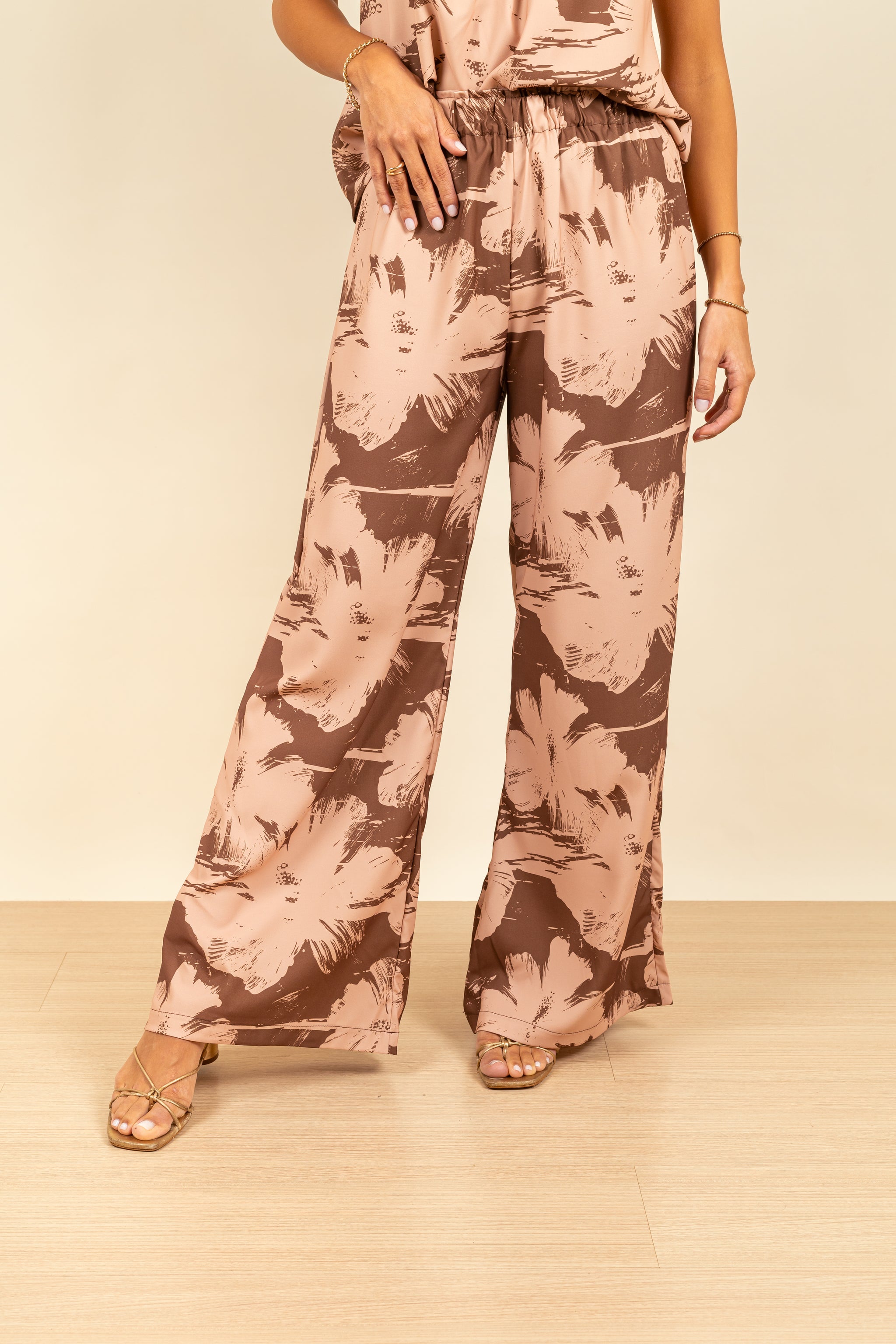 Pantalon Guadalupe Cocoa Flower