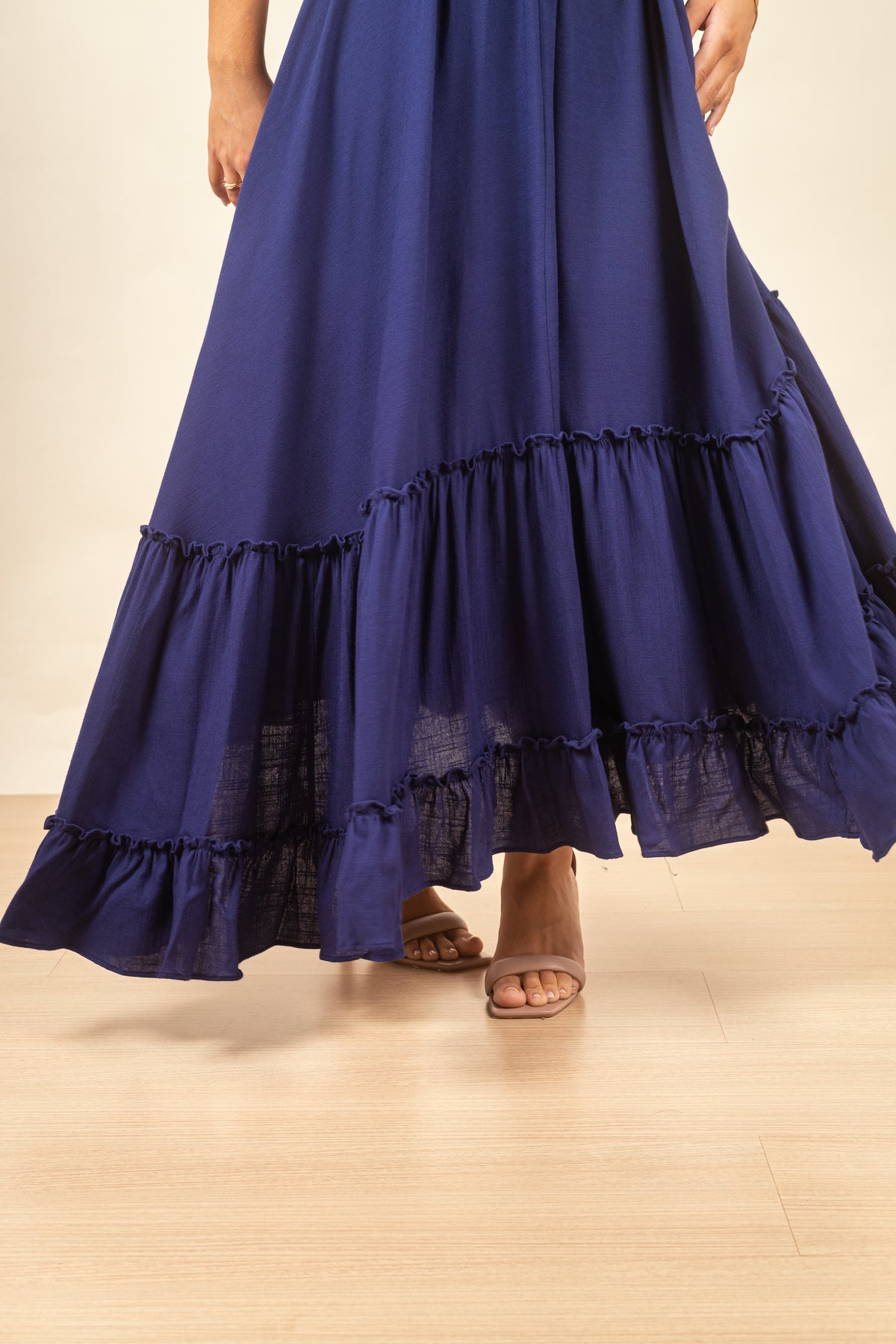 Vestido Paz Maxi Navy