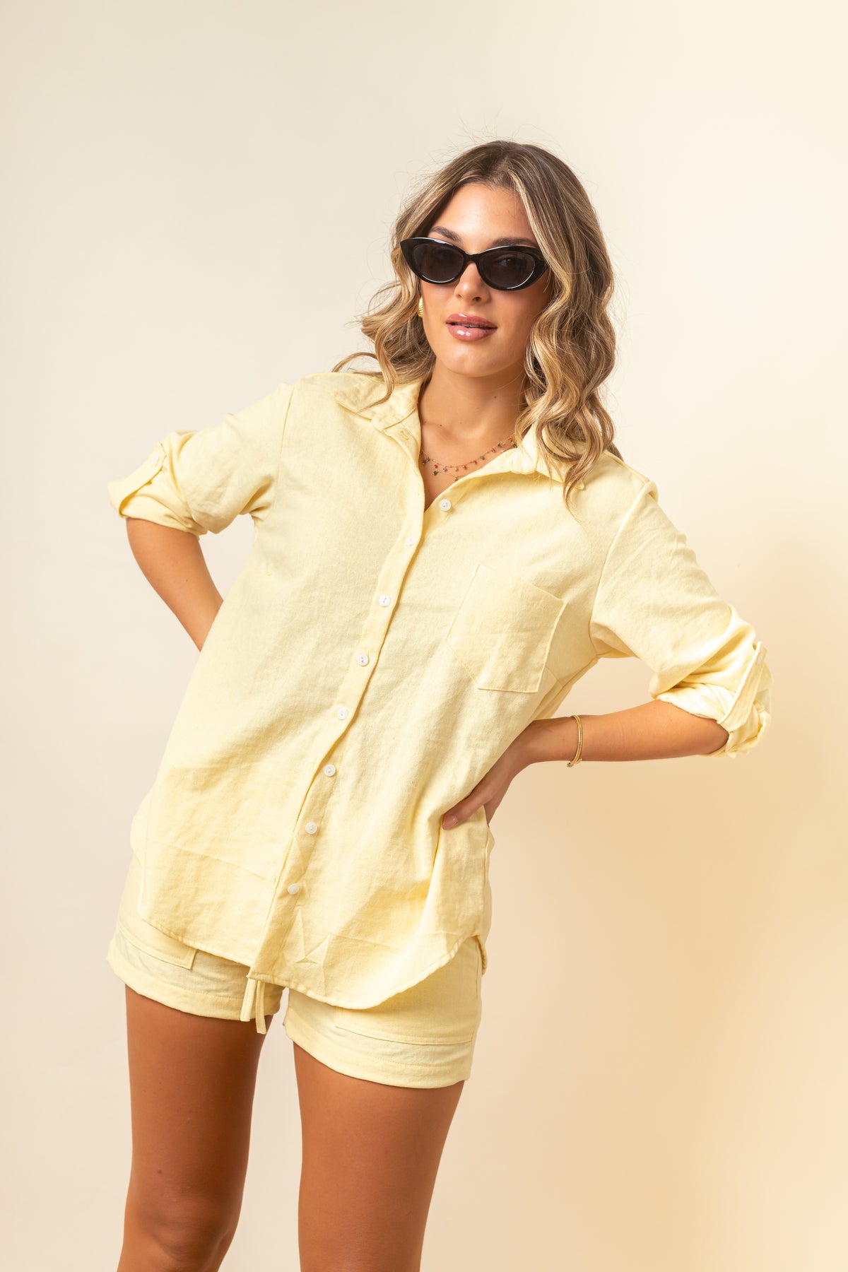 Camisa Valentina Canary