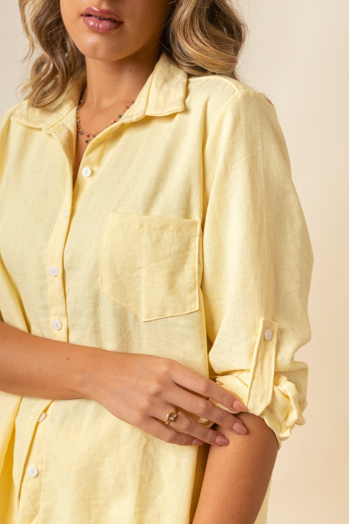 Camisa Valentina Canary