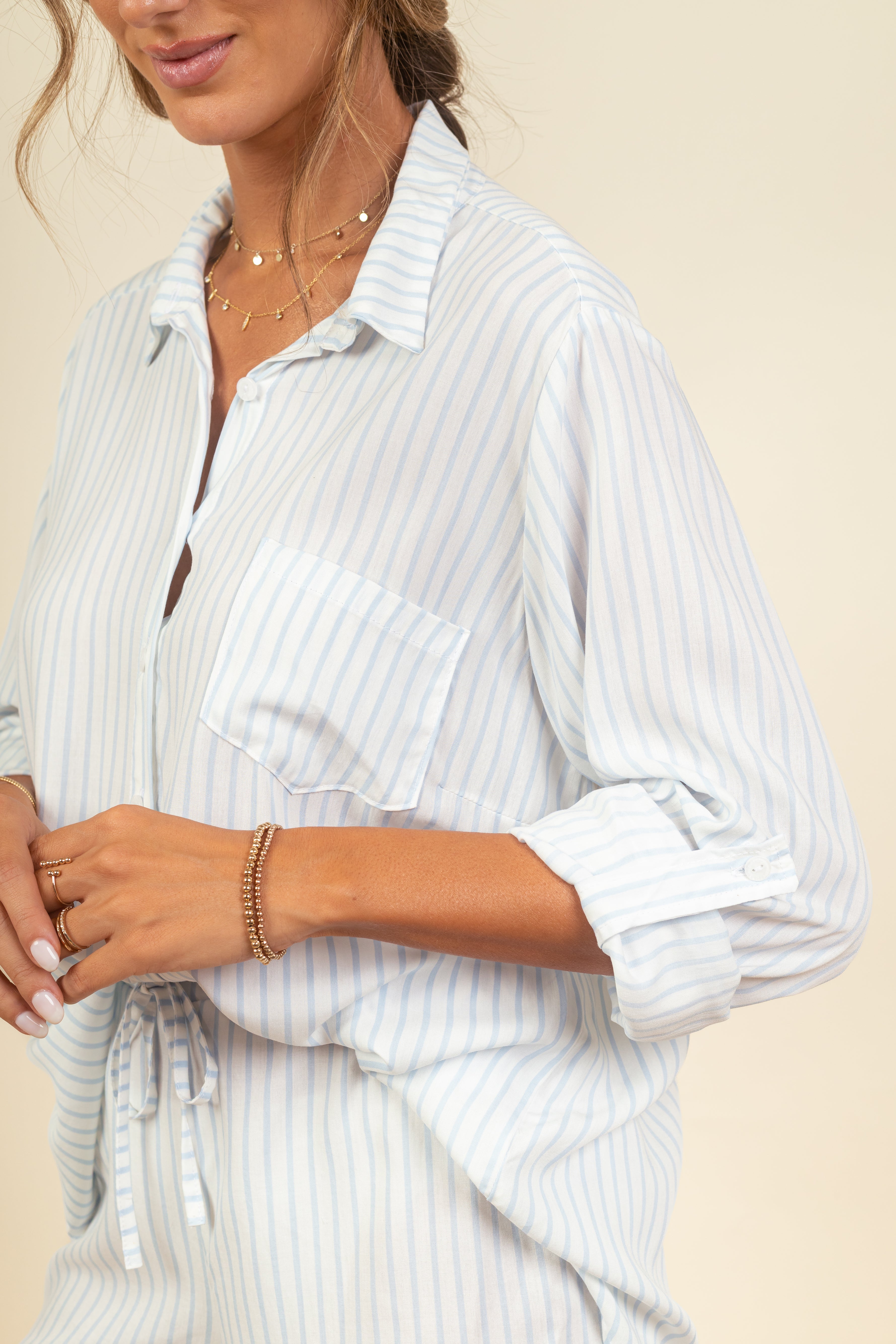 Camisa Valentina Azure