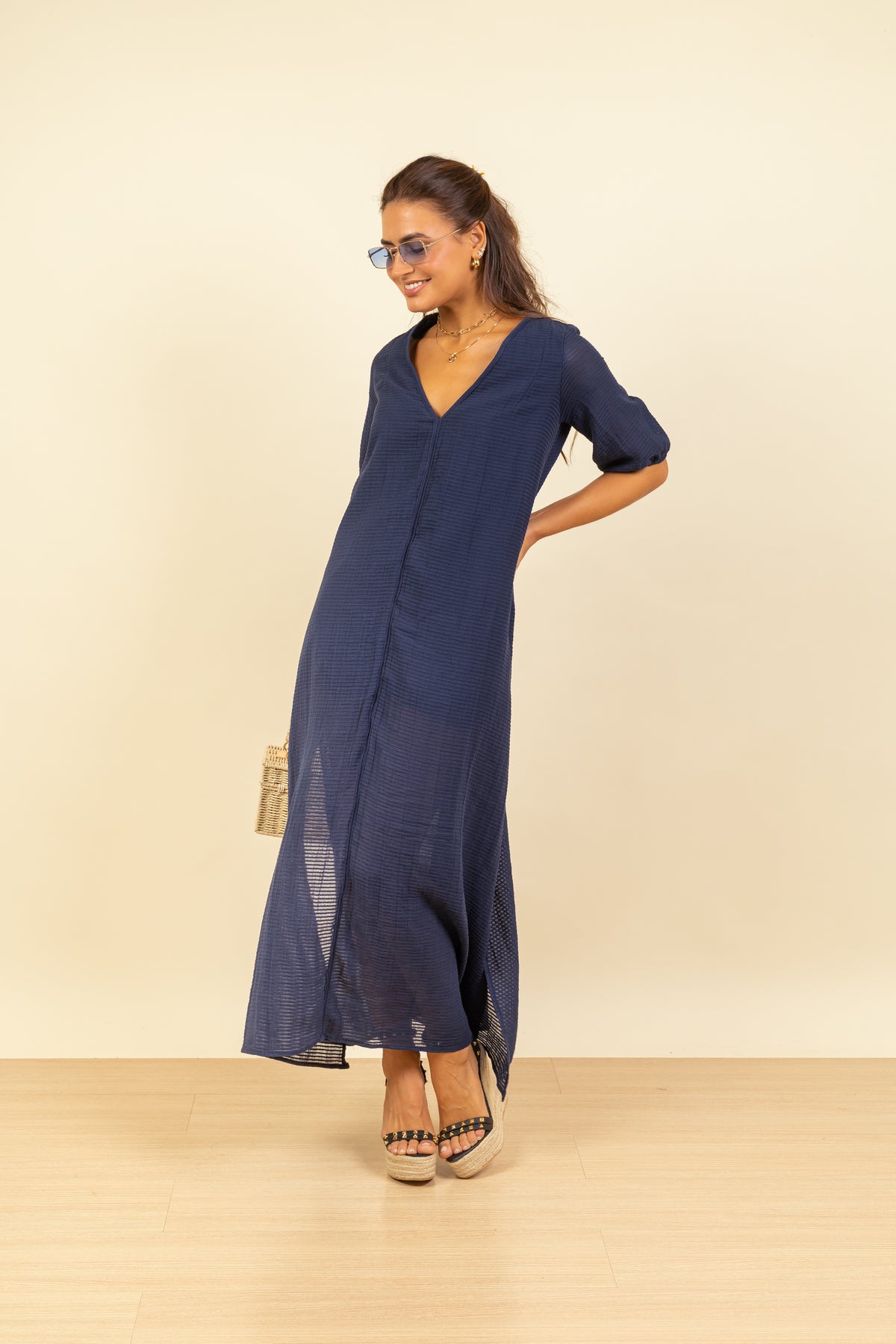 Vestido Suzanne Navy