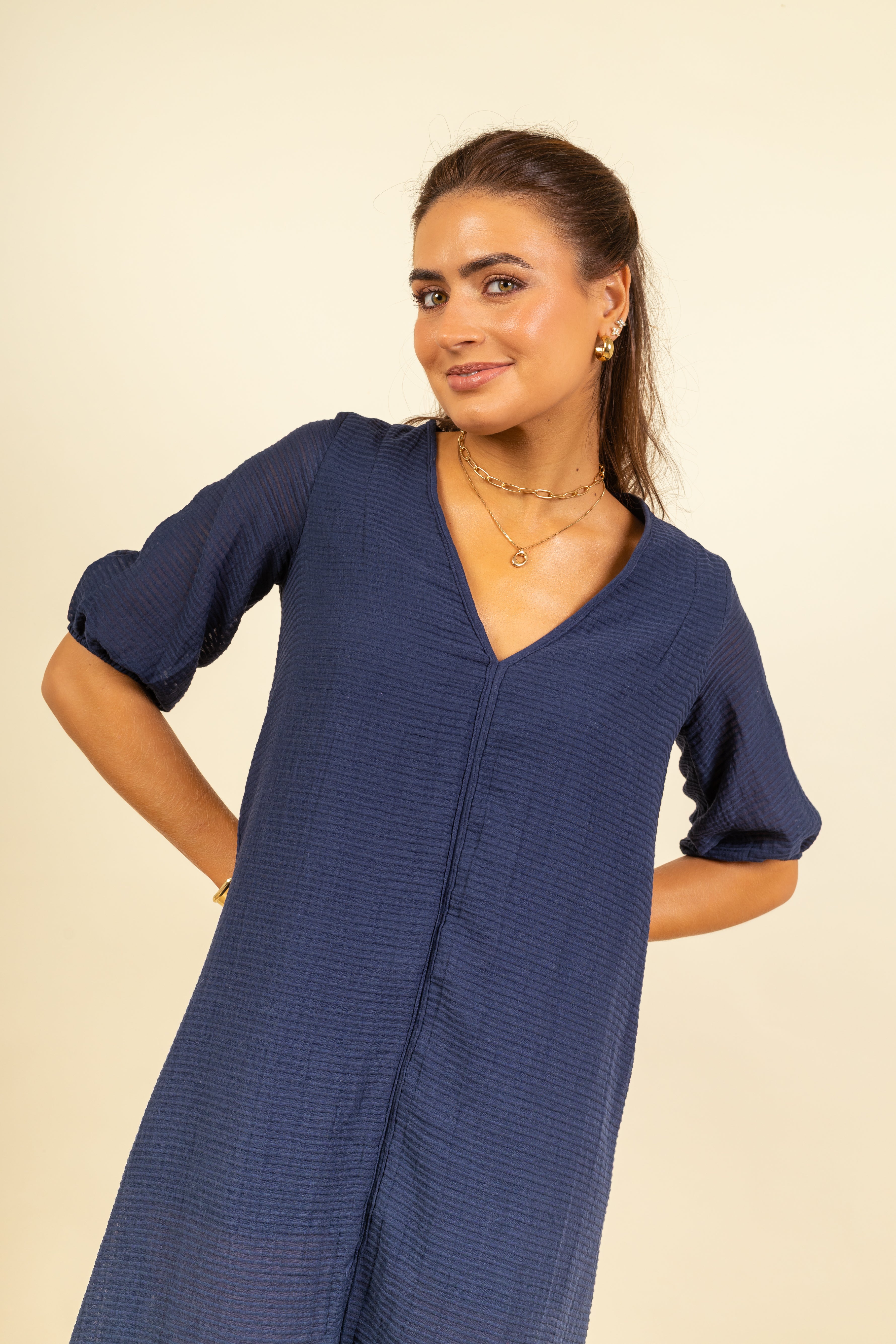 Vestido Suzanne Navy