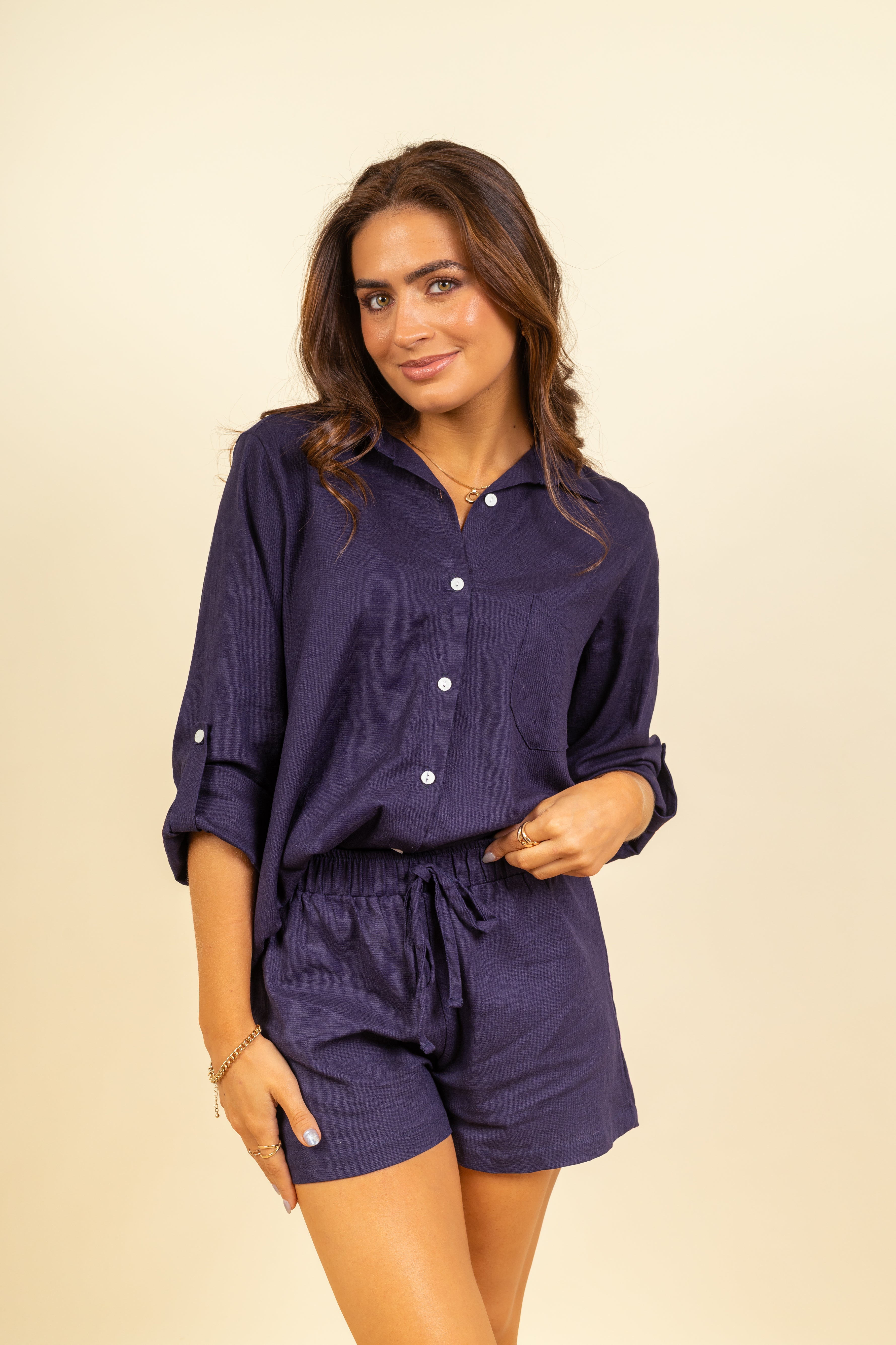 Camisa Valentina Navy