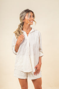 Camisa Valentina Ivory Blanc